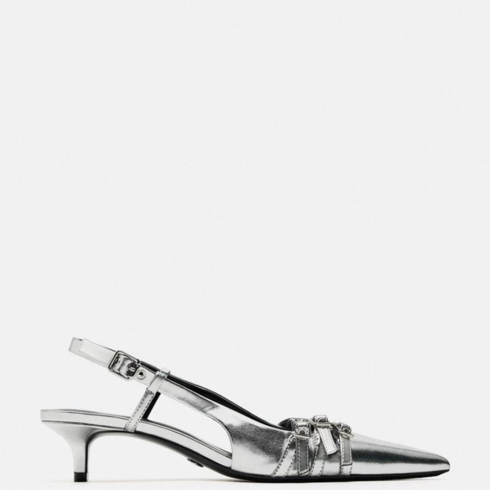 Zara strappy sling backs
